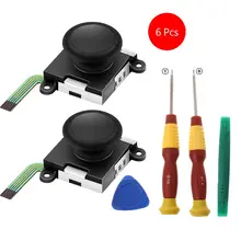 Два набора аналоговых джойстика 3D Joy con для замены джойстика для nintendo Switch, Джойстики joycon Switch совместимы с левыми джойстиками joycon Joy