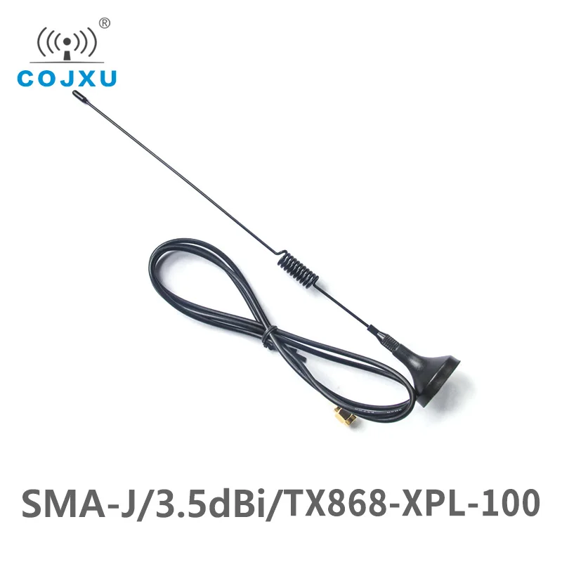 

868MHz Sucker Antenna 3.5dBi Gain 50 Ohm SMA-J Interface Impedance COJXU TX868-XPL-100 Less Than 1.5 SWR High-Quality