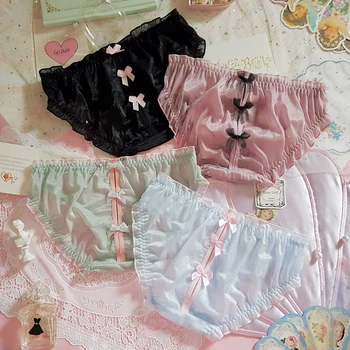 

Japanese loli girl Lolita is smooth, shiny, sexy, hollow bow, medium waist, large underwear, fat times girl and lady GZ-K36