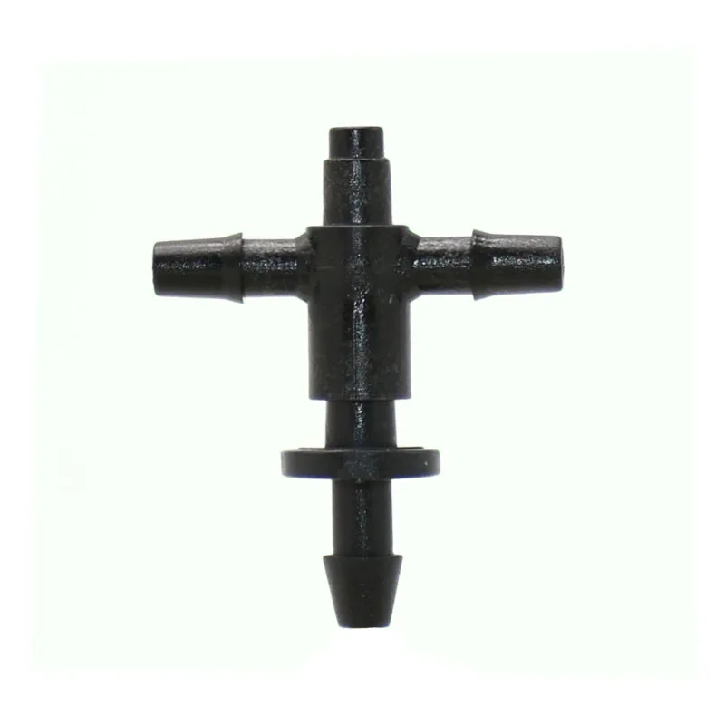 1/8" Arrow Dropper Cross Water Splitter 3/5 Drip Arrow Tee Connector 2/4-Way Emitter Irrigation System For Potted Plant 20Set garden irrigation splitter garden hose splitter drip irrigation dripper irrigation pipe fitting plastic pipe fitting