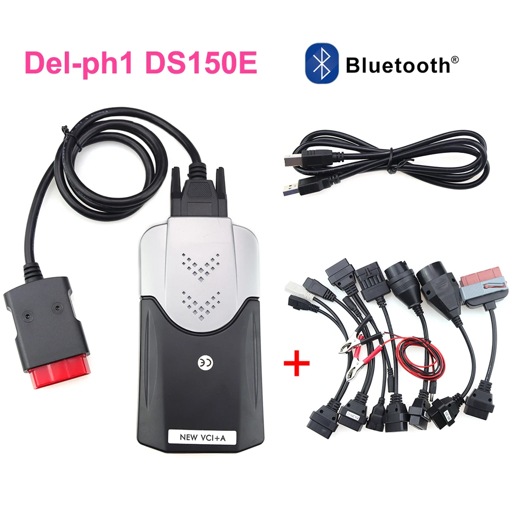 Новый vci для autocome tcs cdp pro plus delphis ds150e 2019 usb bluetooth obd obd2 сканер 2016R0 keygen автомобильный