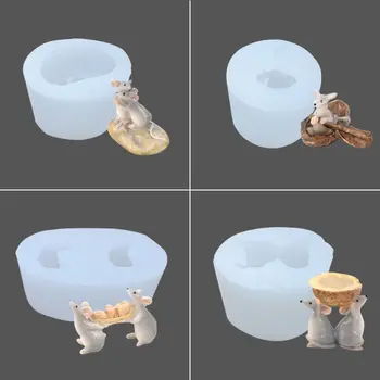 

Money Fortune Cartoon Mouse Decor Silicone Resin Mold Epoxy Resin Jewelry Making
