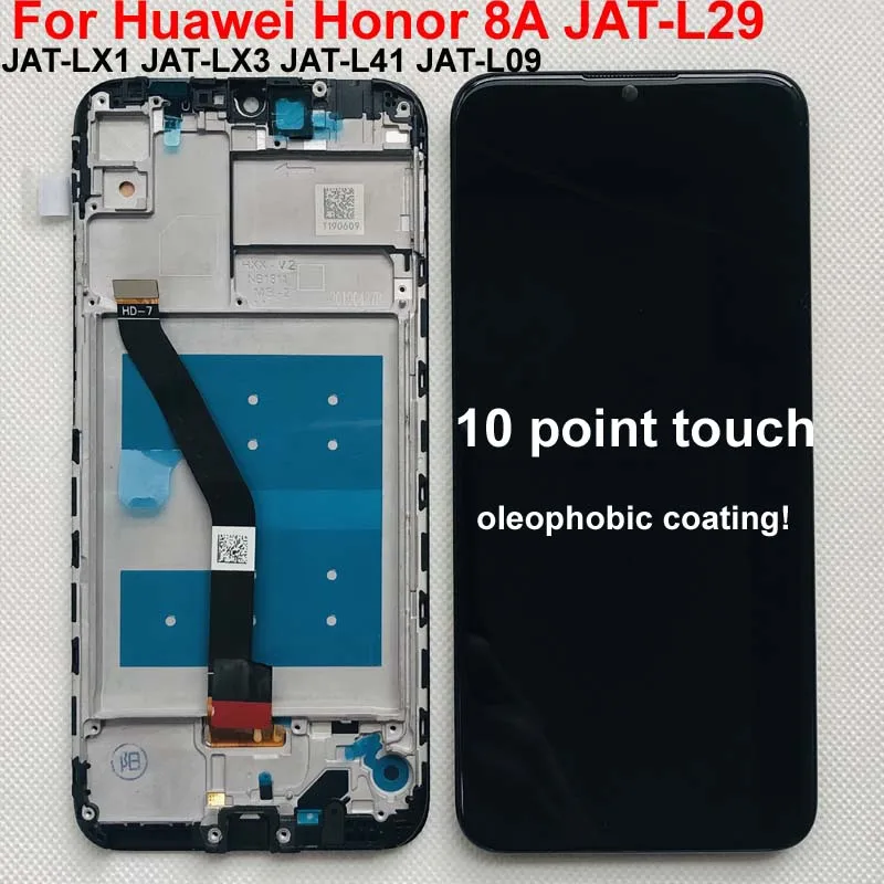 6 09 ''Оригинальный Новый ЖК экран для Huawei Honor 8A honor Pro JAT L29 дисплей сенсорный