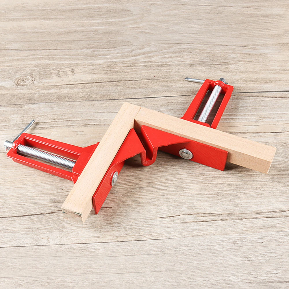 

Metal Right Angle Clip 90 Degree Picture Frame Corner Clamp DIY Woodworking Holder Clamps Quick Fixed Mitre Structure Tools