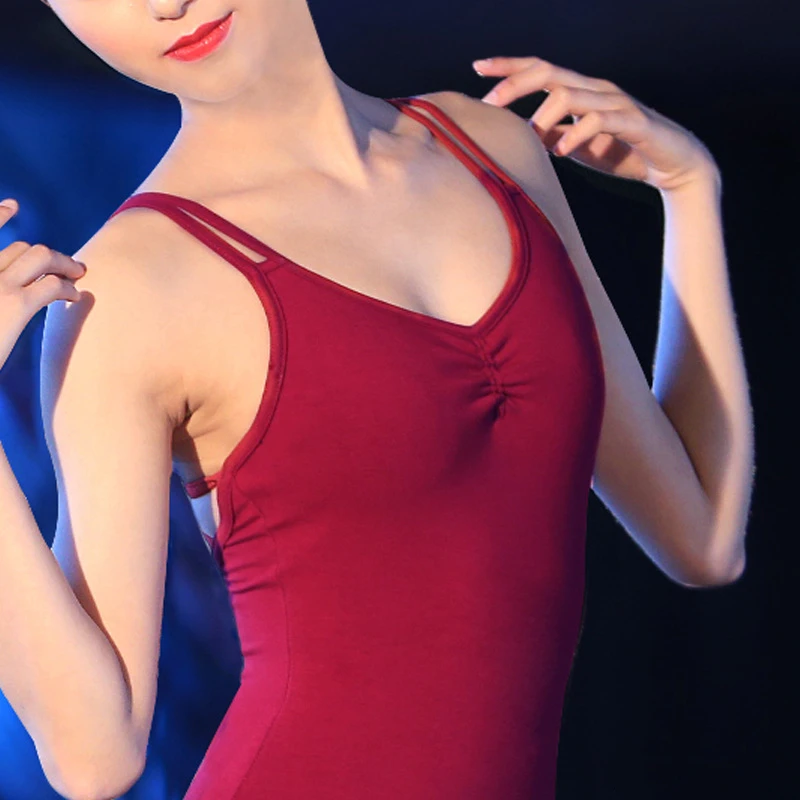 Ballet Dress Adult Gymnastics Leotard Spandex Bodysuit Dance Unitards Sexy Backless Ballet Leotards For Women Ladies Justaucorps Gymnastique (6)