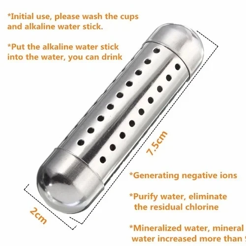 Electrolysis Alkaline Hydrogen Water Stick Quantum Scalar Energy Nano Alkaline Water Stick Enhance Human Immunity