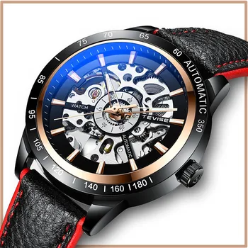 

High Quality Leather srap Luxury Mens Watches Sports Automatic Business Men Automatic Mechanical Watch Relogio Masculino T868