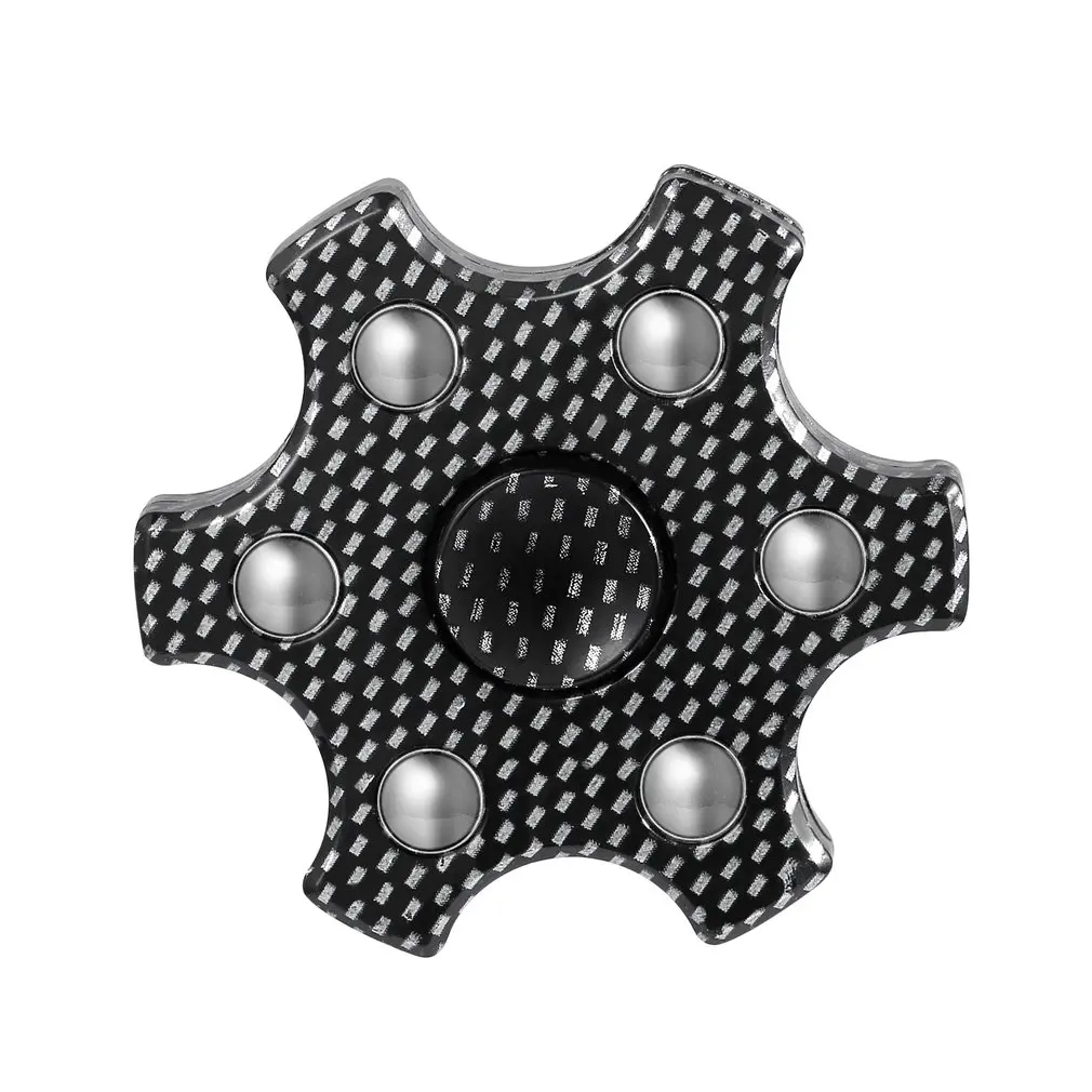 

Finger Spinner Hand Spinner Toy Fast Bearing Focus Toy for Killing Time Relieves Stress Anxiety Autism Relax Hexagonal