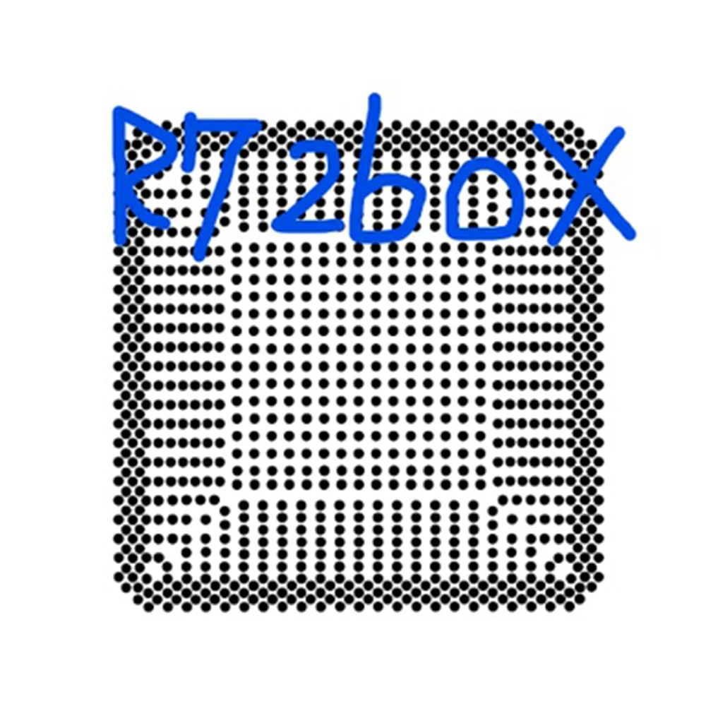Stencil Bga Per Scheda Grafica Rx460 560 R7 260X 280X R9 390 1050 2060 2070 2080 Ti 980Ti 5700Xt Vega56 64 Reball Riscaldamento Diretto