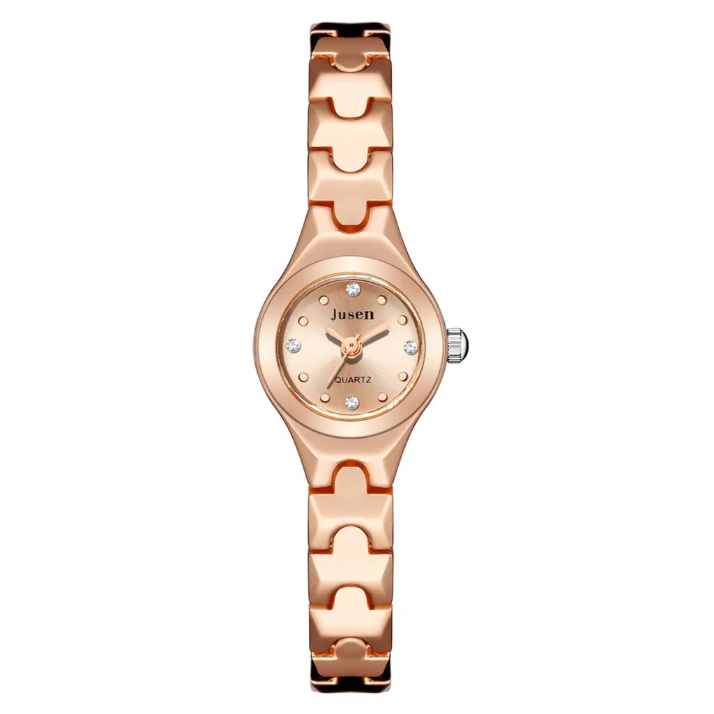 Reloj Mujer Модные Простые Звездные бриллиантовые инкрустированные часы из нержавеющей стали женские кварцевые часы женские часы-браслет