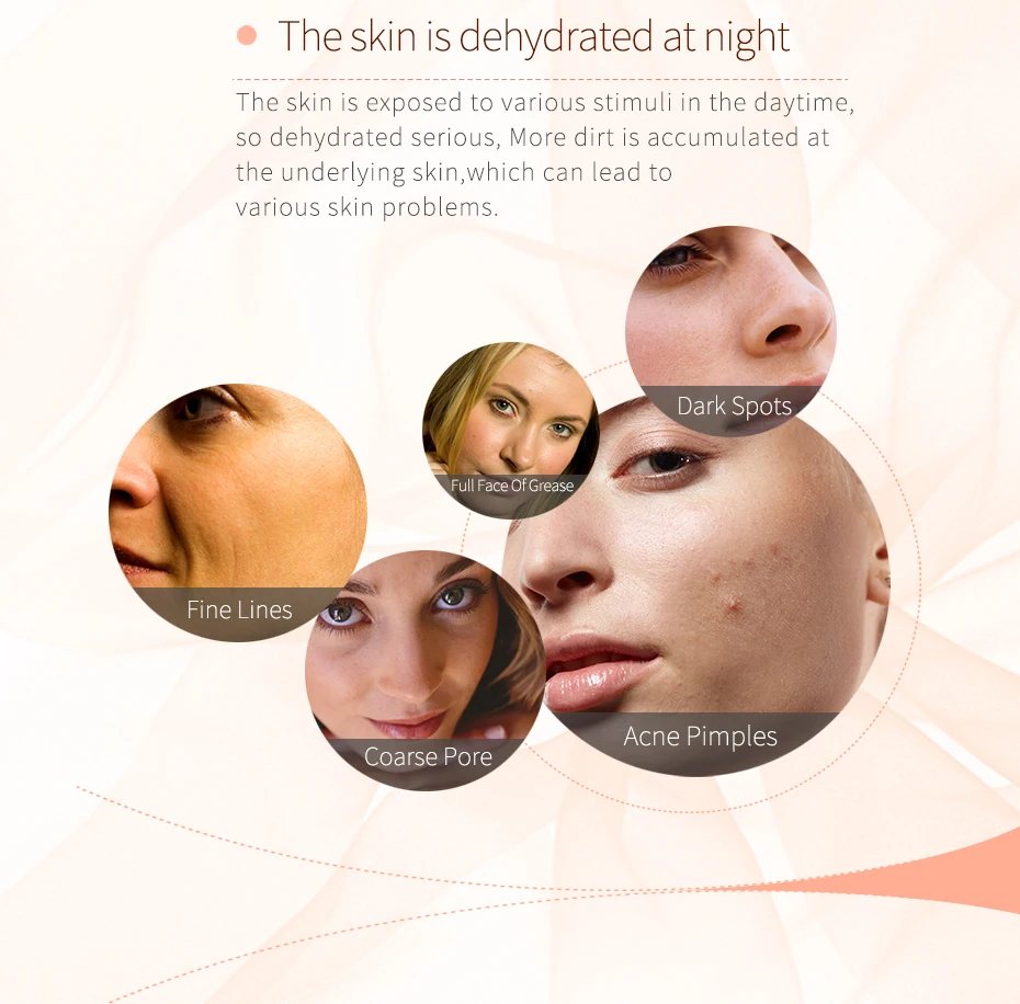 LAIKOU Snail Sleeping Mask Korean Cosmetics Face Treatment  Moisturizing Eyes Nourish Oil control Whitening  Night Cream