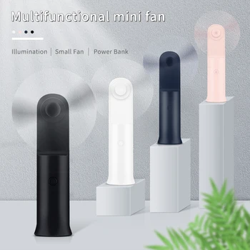 

Usb Mini Fold Fans Electric Portable Hold Small Fans Handheld USB Rechargeable Fans Travel Outdoor Power Bank And Light