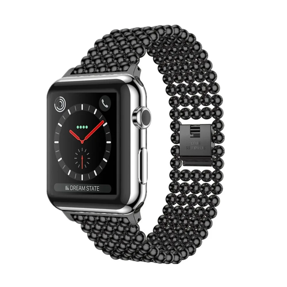 

Stainless Steel Strap For Apple Watch 5 4 Band 44mm 40mm Band iWatch Series 4 3 2 1 42mm/38mm Wrist Link Bracelet Belt