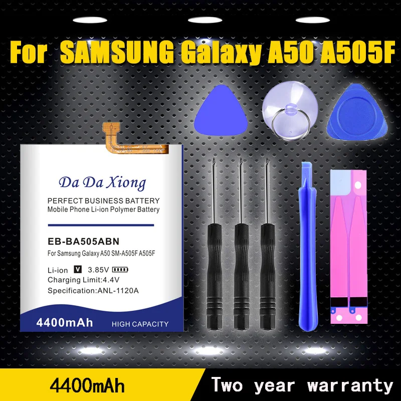 4400 мА/ч батарея для SAMSUNG Galaxy A50 A505F EB-BA505ABN EB-BA505ABU SM-A505F A505FN/DS/GN A505W A30s A30 + Инструменты |