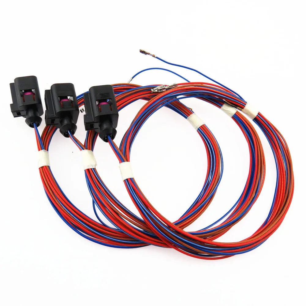 Scjyrxs 3 Pin Allarme Di Sicurezza Clacson Antifurto Cavo Dell'Altoparlante Collegare Il Cablaggio Per Vw Golf Mk5 Mk6 Coniglio Scarabeo Audi A4 Q5 1J