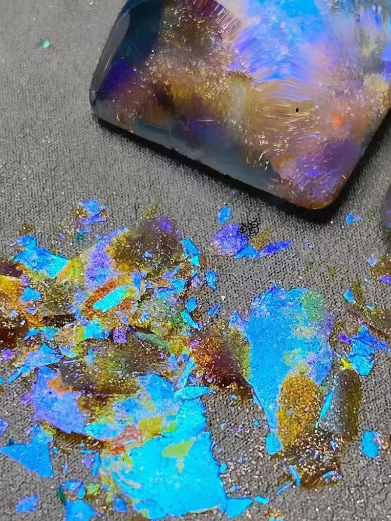 Paillettes de caméléon, cristal opale de feu, Paillettes, poudre chromée pour ongles de printemps, fard à paupières, manucure, bricolage 1 Paillettes de caméléon, cristal opale de feu, Paillettes, poudre chromée pour ongles de printemps, fard à paupières, manucure, bricolage 1