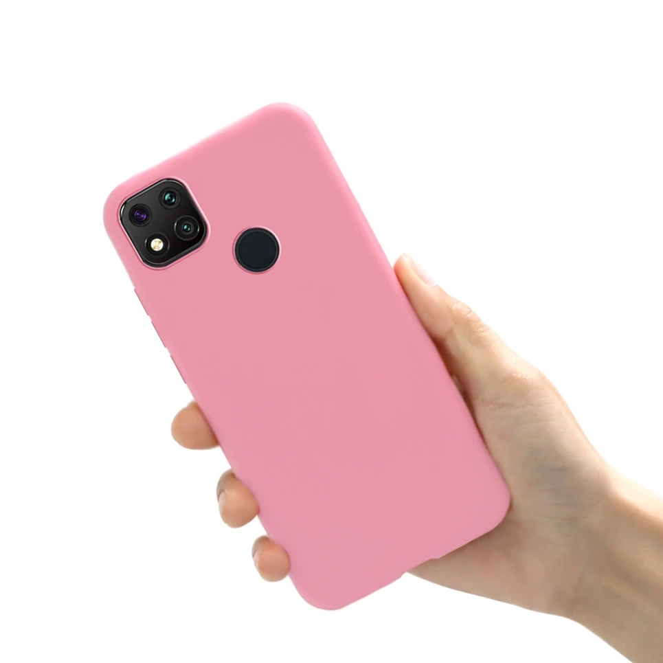 For Redmi 9C NFC 9 C Redmi9c Case Soft TPU Case For Xiaomi Redmi 9C Redmi9c NFC Candy Cover Coque For Redmi 9C 9 C NFC Shell 