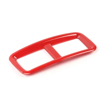 

Interior Rear Air Outlet Vent Cover Trim Frame Red For Dodge Challenger 2015+