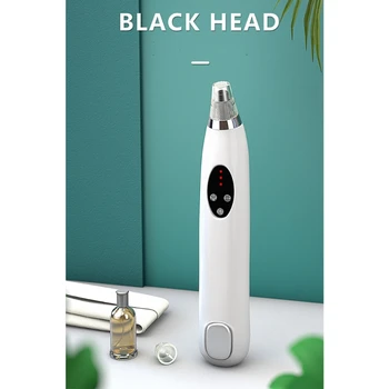 

Mini Handheld Electric Facial Vacuum Suction Rechargeable Pore Cleaner Face Cleansing Blackhead Removal Acne Treatment E
