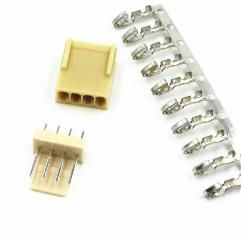 10 Set KF2510 Kits 2p 3p 4P 5P 6pin Connector 2.54mm Pitch Straigh Pin Terminal / Housing / Pin Header Connectors Adaptor