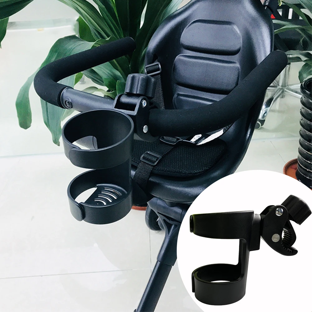 Bicycle Beverage Universal Baby Stroller Rack 360 Degree Rotation Milk Bottles Mug Convenience Cup Holder Pushchair Adjustable