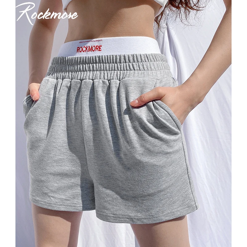 high waisted sweat shorts