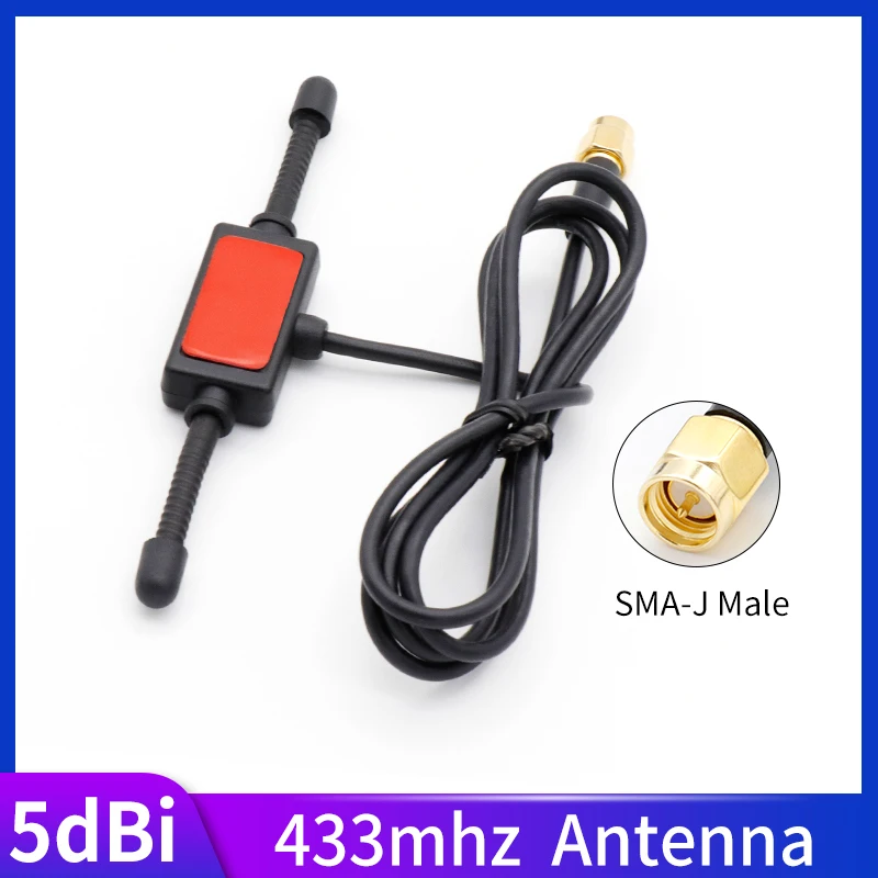 Усилитель сигнала 5 дБи 433 МГц с высоким коэффициентом усиления и разъемом SMA для