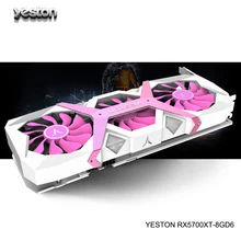 Yeston Radeon RX 5700 XT GPU 8 Гб GDDR6 256bit 7 нм игровой настольный компьютер ПК видеокарты Поддержка DP/HDMI PCI-E X16 3,0