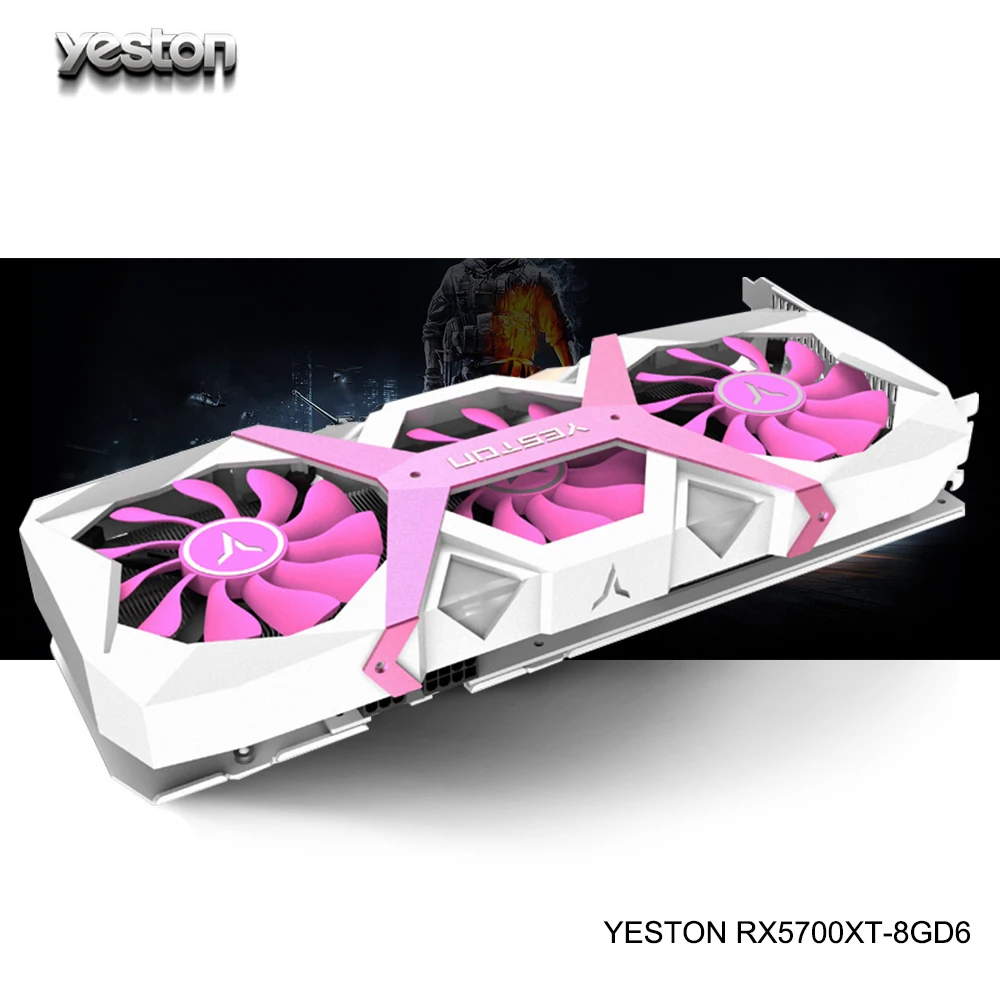 Yeston Radeon RX 5700 XT GPU 8GB GDDR6 256bit 7nm Gaming Desktop
computer PC Video Graphics Cards support DP/HDMI PCI-E X16 3.0