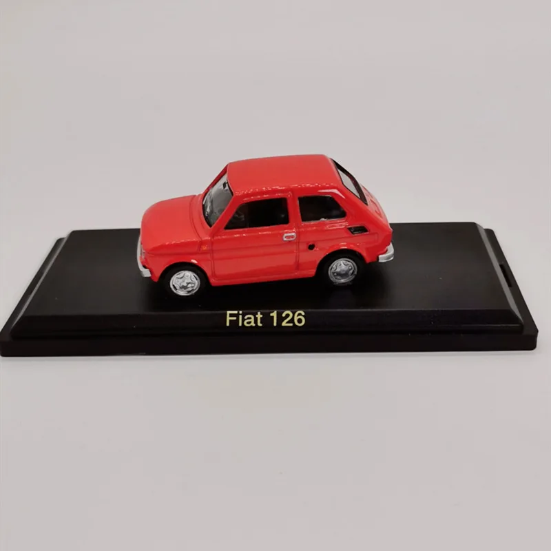 Оригинальная упаковка 1:43 модель из сплава Fiat 126, имитация литой коллекции подарков, качественная металлическая модель автомобиля