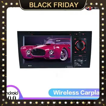 شراء Carplay أندرويد 10 شاشة تعمل باللمس سيارة مشغل وسائط متعددة لأودي A6 1997-2004 سيارة لتحديد المواقع والملاحة راديو تلقائي الصوت ستيريو رئيس وحدة