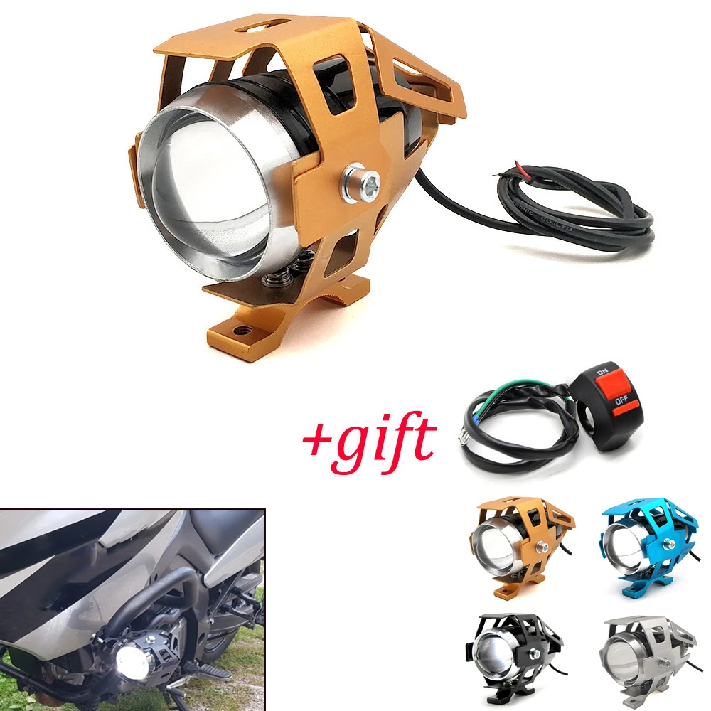 

Motorcycle LED Headlights U5 Led Spotlight moto light Fog Spotlights 12V For Suzuki GSX1400 GSX650F gs 500e gsx 250 600 1400