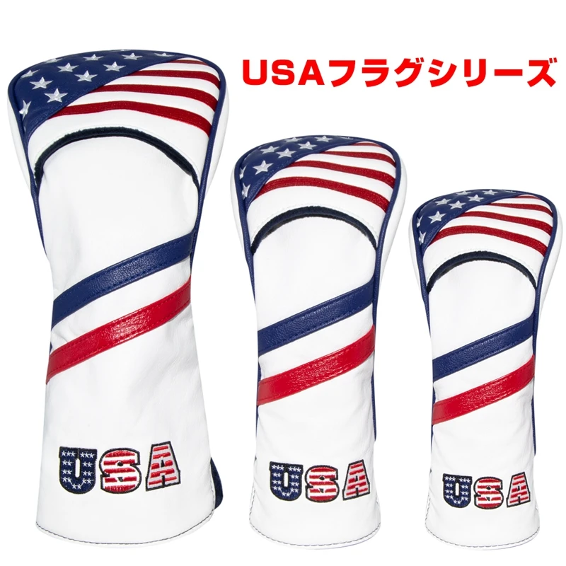 Клубные головные уборы для гольфа, набор, США, Amarica, деревянная крышка для гольфа, 1, 3, 5, водительские фарватеры, спасательные гибридные головные уборы с биркой