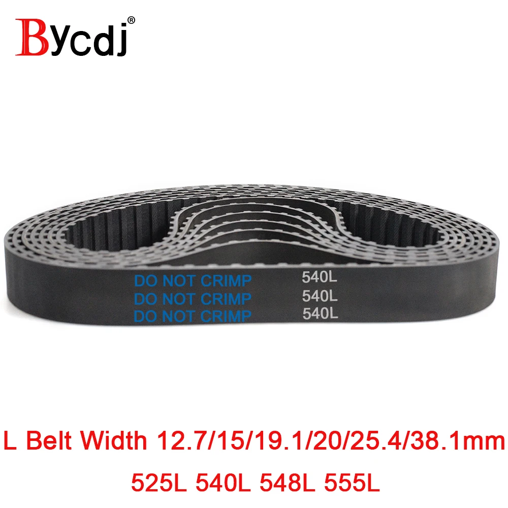 

Trapezoid L Timing belt C=525/540/548/550 Width 050/12.7mm 075/19.1mm 25.4mm Synchronous Belt 525L 540L 548L 555L