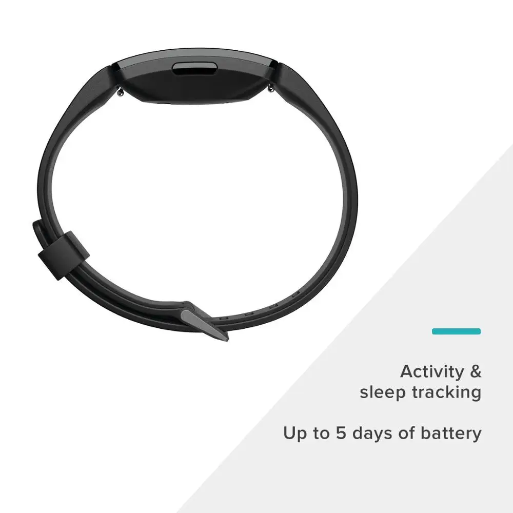 Фитнес трекер Fitbit Inspire HR с диапазонами S & L|Смарт-браслеты| |