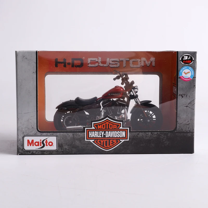 Maisto 1:18 Harley-Davidson  2018 Forty Eight Special  Diecast Motorcycle Model Workable Toy Gifts Collection 6