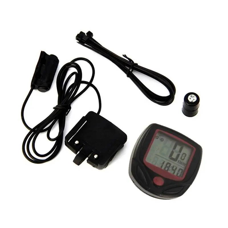 1 Pcs Bicycle Computer Odometer Speedometer With Lcd Digital Display