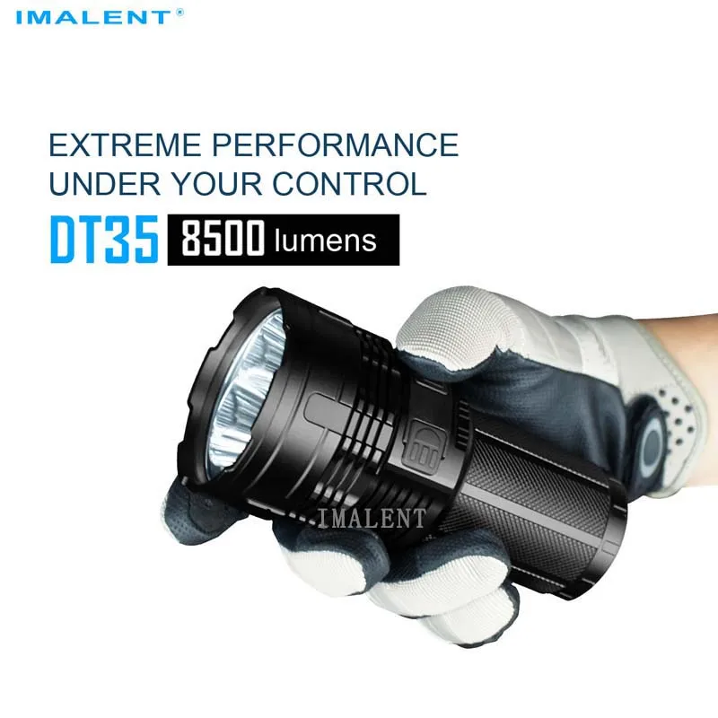 

New Arrival 2019 IMALENT DT35 CREE XHP35 HD LED 8500 Lumens Ultra High Performance Ultra Compact Flashlight