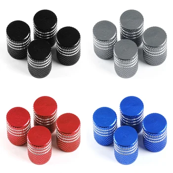 

4pcs Car styling Aluminum Wheel Tires Valves Tyre Stem Air Caps Airtight Cover for Toyota Auris 2007 2008 2017