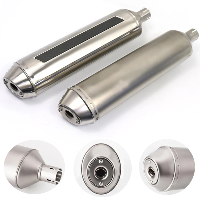

40mm Motorcycle Universal Exhaust Pipe Exhaust Muffler Pipe Killer For Kawasaki J125 J300 Vespa GTS 250 GT 125