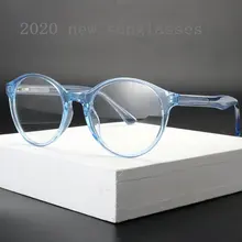 Новинка, круглые прогрессивные многофокальные очки для женщин, анти синие очки для чтения, мужские очки для чтения, близкое дальнее зрение с коробкой NX