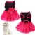Pet Dog Rose Flower Gauze Dress Skirt Puppy Cat Princess Clothes Apparel одежда для собак