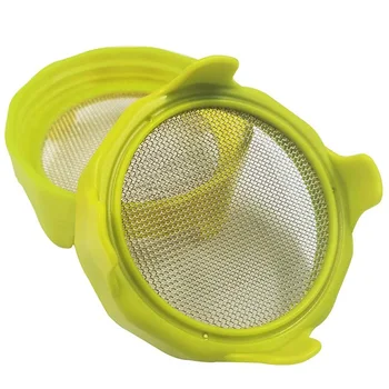 

HOT Sprouting Lids, Plastic Sprout Lid with Stainless Steel Screen for Wide Mouth Mason Jars, Sprouter Sprout Maker