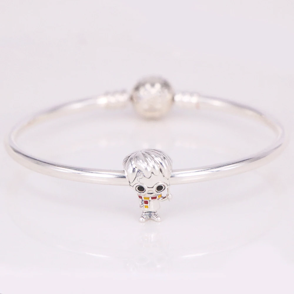 Новые 925 Серебряные Оригинальные шармы, серия academy-harry beads, подходящие для браслетов-шармов
