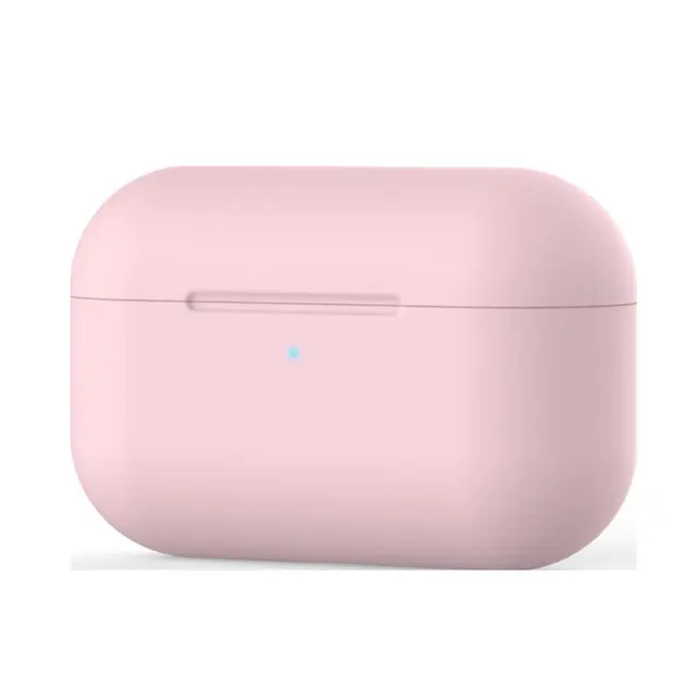 Soft Silicone Earphone Case for Apple Airpods Pro Protective Cover Case Skin Earphone Accessorie for AirPods pro 3 pink