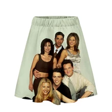 Юбка для друзей в стиле Харадзюку на каждый день стиль Харадзюку поп юбка новая сексуальная Kpops женская повседневная юбка для друзей в стиле уличная одежда