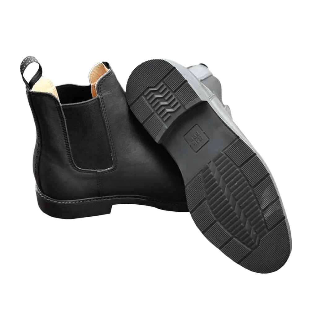 38 Men 1 пара кожаных Jodhpur Boots Paddock Boots кожаная застежка-молния спереди - Цвет: 38 Men