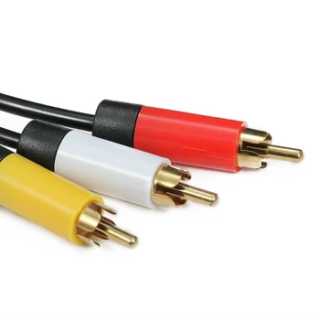

For Xbox 360 Slim 360 / Xbox 360 2018 New 1.8 M Audio Video AV RCA Composite Video Cable