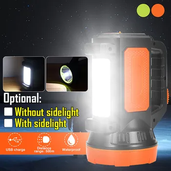 

800LM Bright Protable Spotlight Search Light Hunting Searchlight 6000mAh Built-in battery Waterproof Camping Lantern