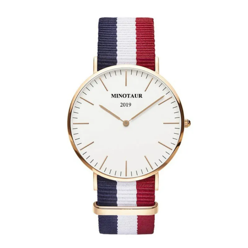 16 видов стилей кварцевые часы для мужчин ультра тонкие женские часы 40 мм Простой Нейлон кожаный ремешок наручные часы женские кварцевые часы